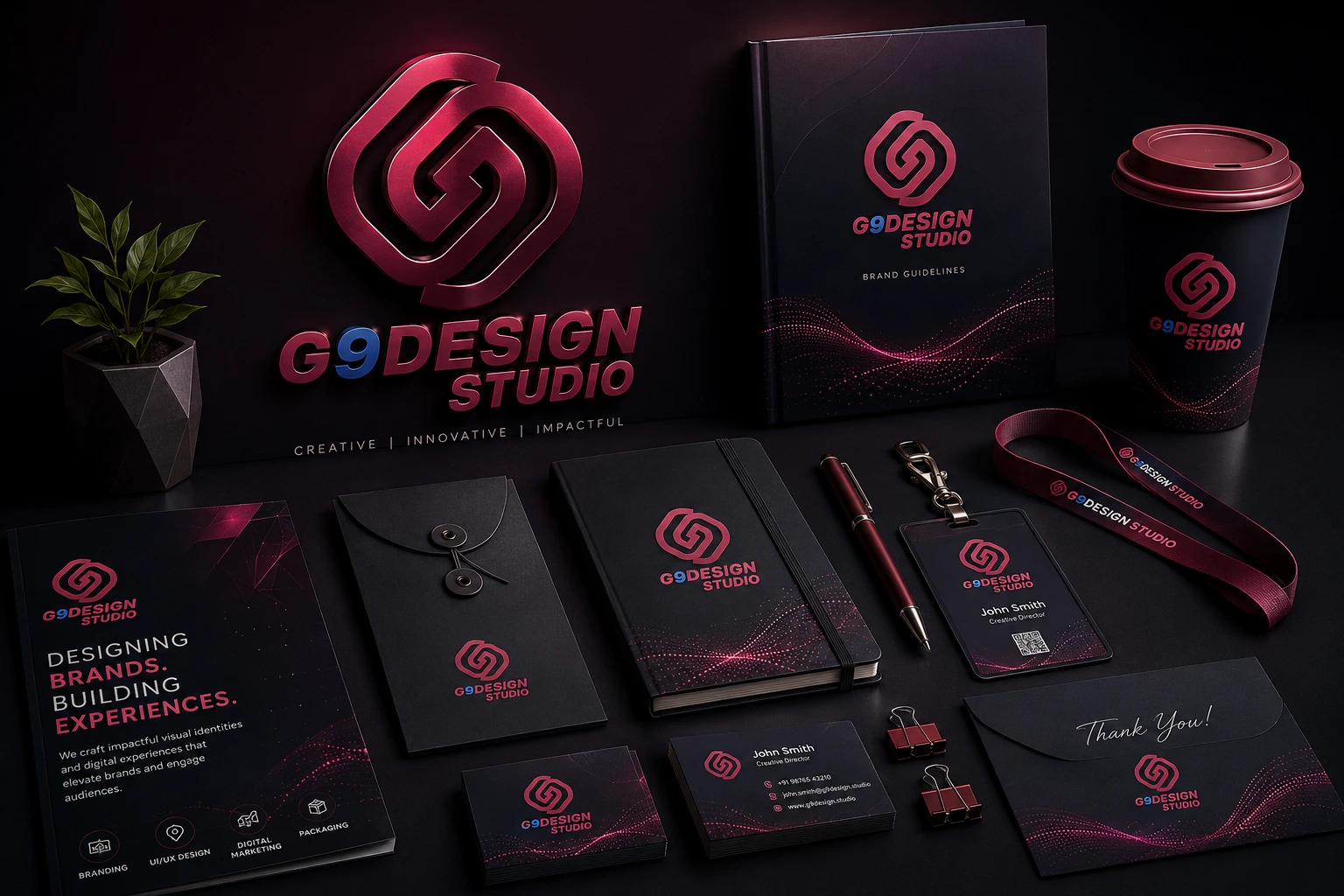 G9 Design Studio - Premium Visual Brand Identity System